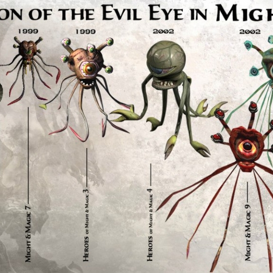 Эволюция злобного глаза в Might & Magic